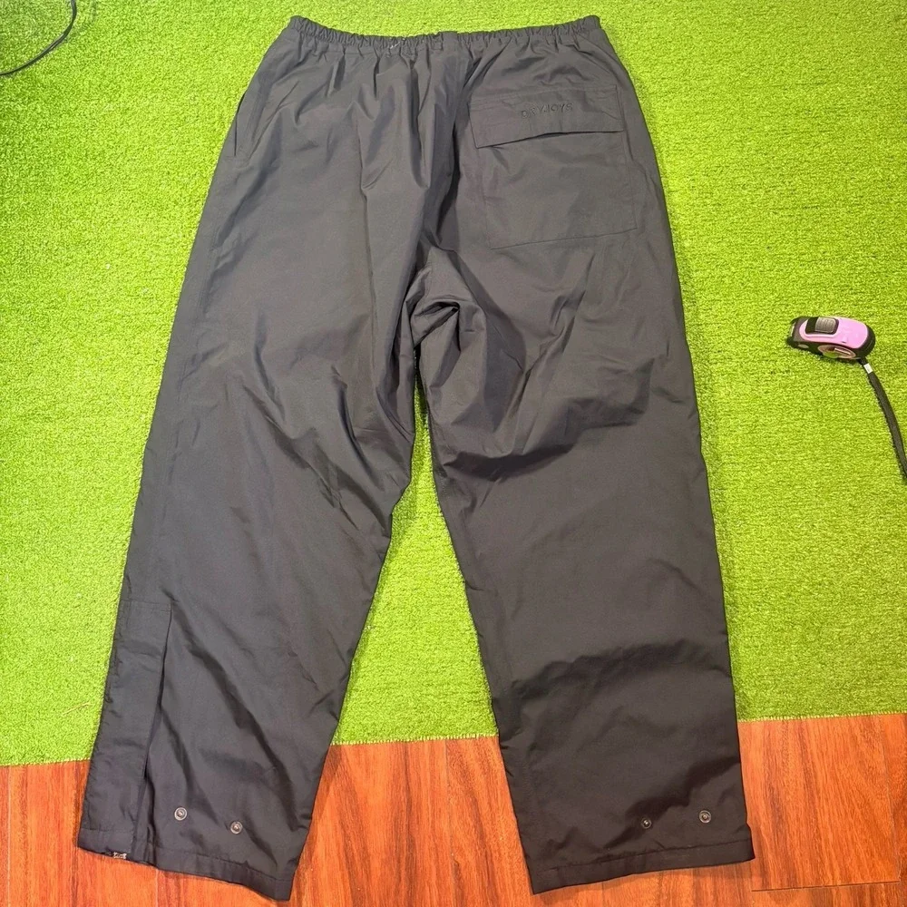 DryJoys by Foot Joy Men's LG Rain Suit Jacket & Pants Set Black Golf Wind